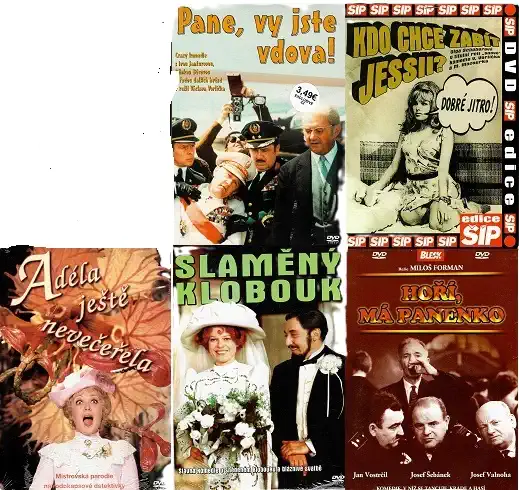 Kolekce slavné české komedie I. - 5 DVD