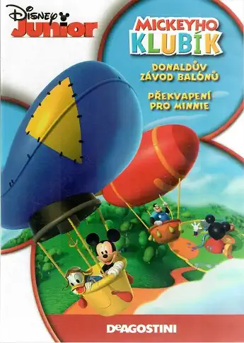 Mickeyho klubík  - Donaldův závod balónů/ překvapení pro Minnie - DVD plast /bazarové zboží/