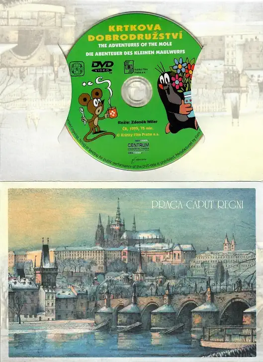 60 večerníčků - 10 - Krtkova dobrodružství 1 ( dárkový obal ) - DVD