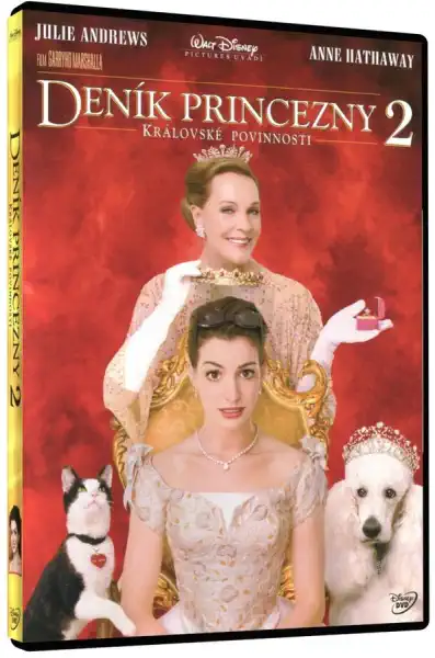 Deník princezny 2 ,Královské povinnosti  DVD