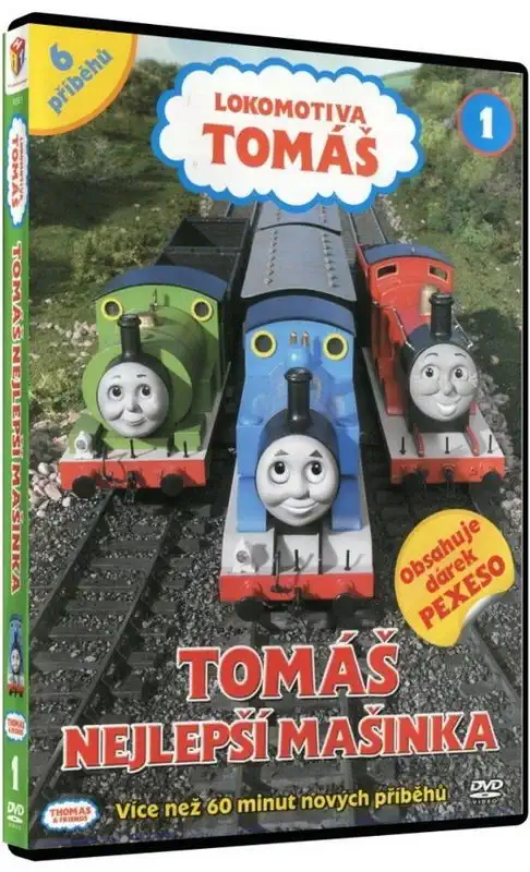 Lokomotiva Tomáš - Tomáš nejlepší mašinka - DVD pošetka