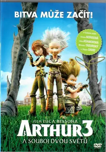 Arthur 3 / Arthur a souboj dvou světů ( plast ) - DVD