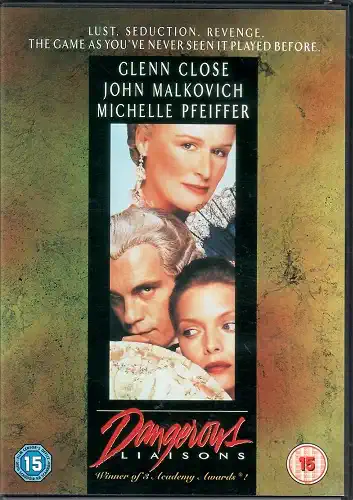 Dangerous liaisons (John Malkovich) - originální znění s CZ titulky - DVD /bazarové zboží/