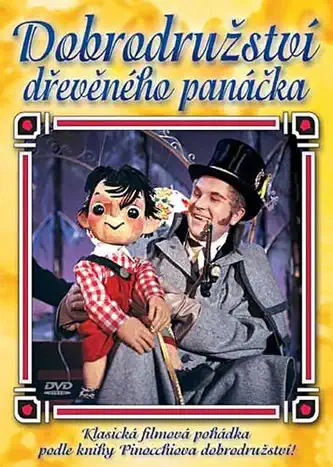 Dobrodružství dřevěného panáčka - DVD plast
