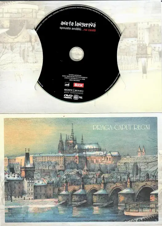 Aneta Langerová - Spousta andělů ...na cestě ( dárkový papír obal Praha ) - DVD