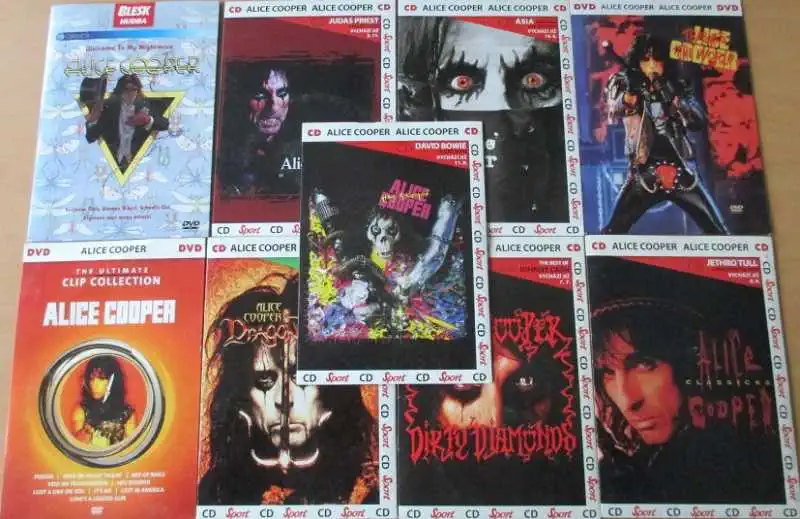 Kolekce Alice Cooper ( 6CD+3DVD)