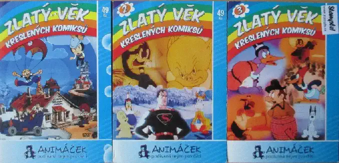 Kolekce Zlatý věk kreslených komiksů - DVD