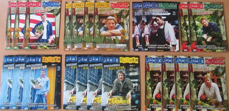 Velká kolekce Jamieho Olivera - kniha + 22 DVD
