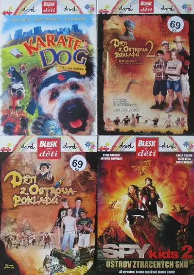 Dobrodružné pro děti - 4 DVD