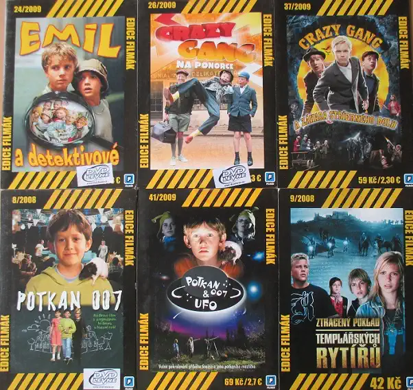 Detektivní příběhy pro děti - 6 DVD