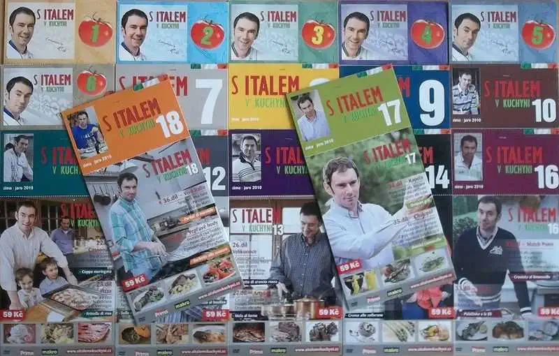 Kolekce s Italem v kuchyni KOMPLETNÍ - 18DVD/bazarové zboží/