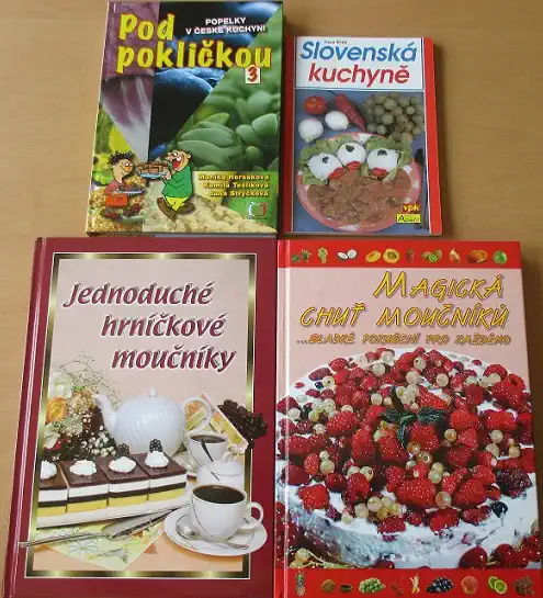 Knižní kolekce vaření a moučníky
