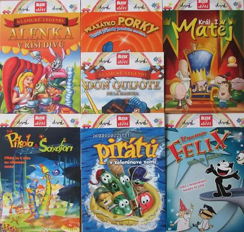 Kolekce Animáčci pro děti - 7 DVD
