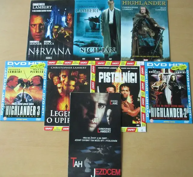Kolekce Christopher Lambert - 8 DVD