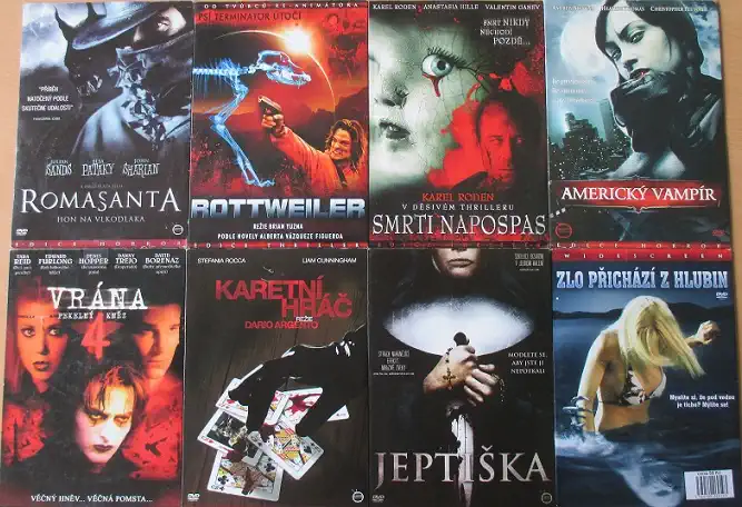 Edice horor thriller - 8 DVD