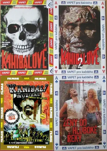 Kolekce Kanibalové - 4 DVD pošetky
