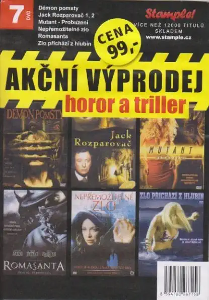 Kolekce Akční výprodej - Horor a thriller 7DVD