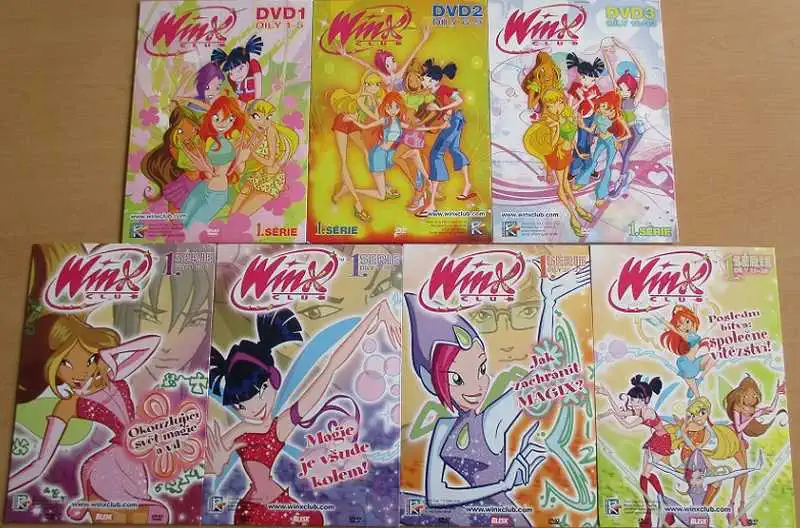  Kolekce Winx club 1 série - 7 DVD