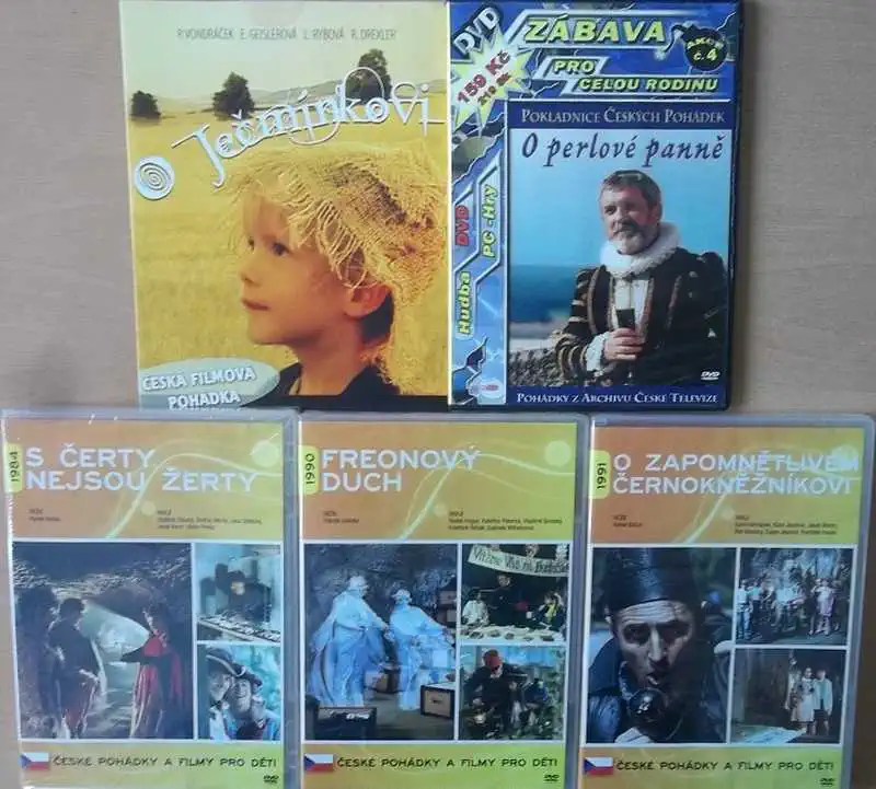 Kolekce České pohádky pro děti - 5 DVD 