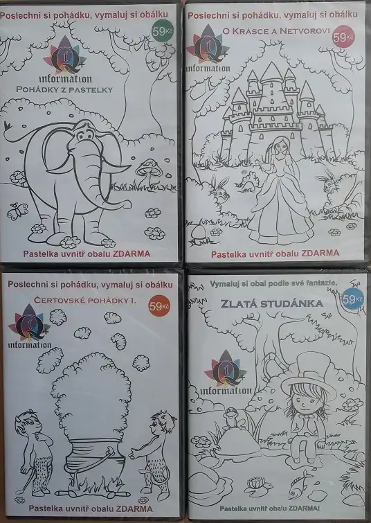 Poslechni si pohádku a vymaluj si obálku - 6 CD