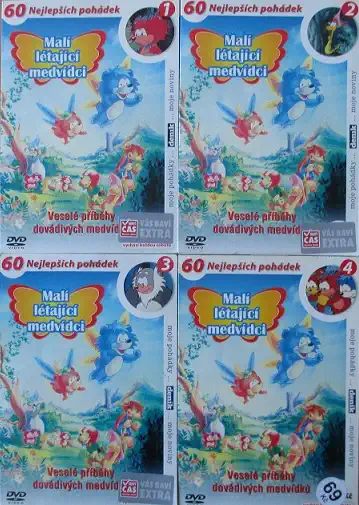 Kolekce Veselé příběhy létajících medvídků - 4 DVD