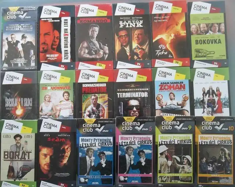 Kolekce Cinema club - 18 DVD 