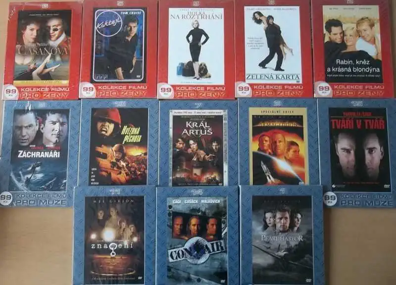 Kolekce filmů pro muže i ženy - 13 DVD