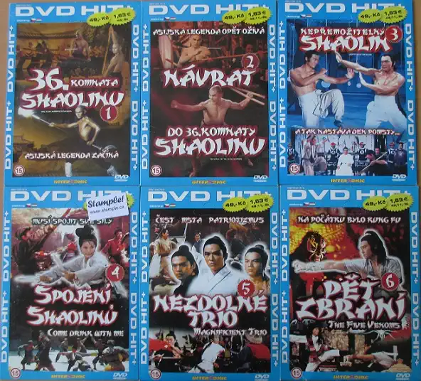 Kolekce Shaolin 1-6 DVD