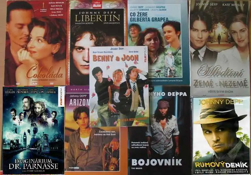 Kolekce Johnny Depp - 9 DVD