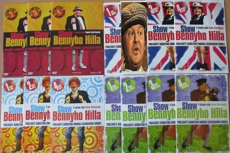 Kolekce Show Bennyho Hilla - 14 DVD