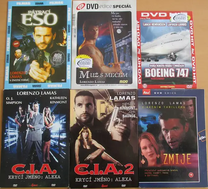 Kolekce Lorenzo Lamas - 6 DVD