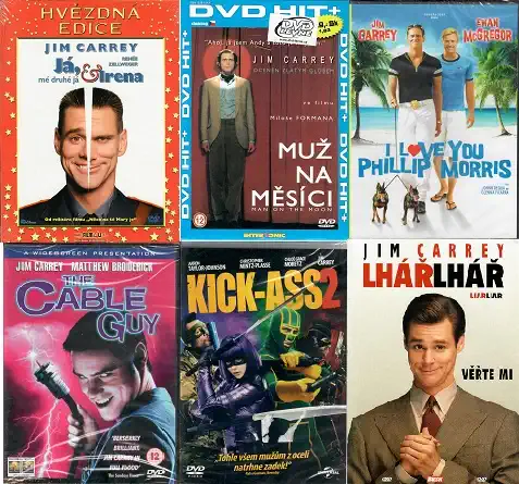 Kolekce Jim Carrey 6x DVD