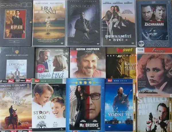 Kolekce Kevin Costner - 15 DVD