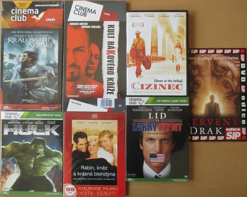 Kolekce Edward Norton - 7 DVD