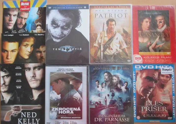 Kolekce  Heath Ledger - 9 DVD 