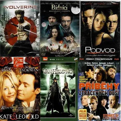 Kolekce Hugh Jackman - 6 DVD  