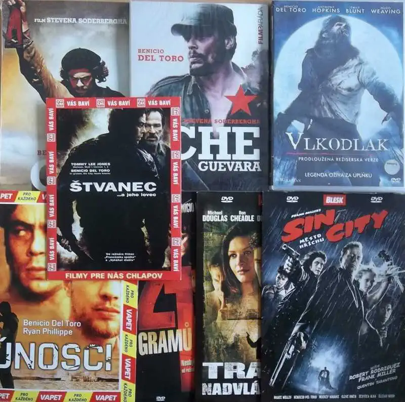 Kolekce Benicio Del Toro - 8 DVD