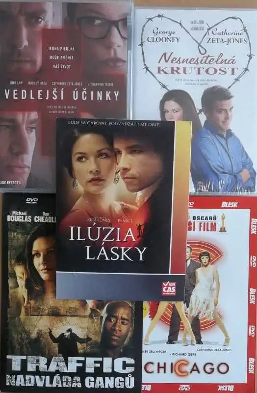 Kolekce Catherine Zeta-Jones - 5 DVD