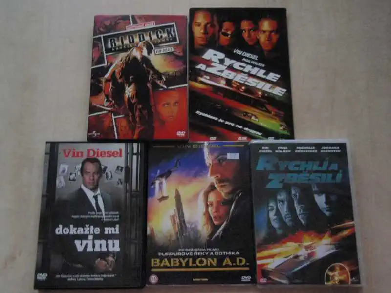 Kolekce Vin Diesel - 5 DVD