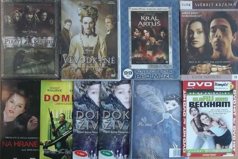 Kolekce Keira Knightley - 10 DVD