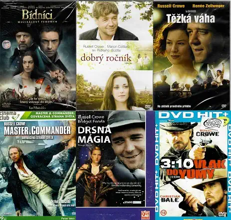 Kolekce Russell Crowe - 6 DVD