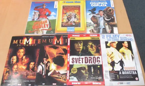 Kolekce Brendan Fraser - 7 DVD