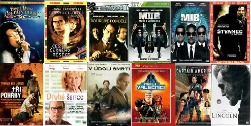 Kolekce Tommy Lee Jones - 12 DVD