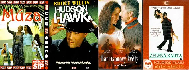 Kolekce Andie MacDowell - 4 DVD