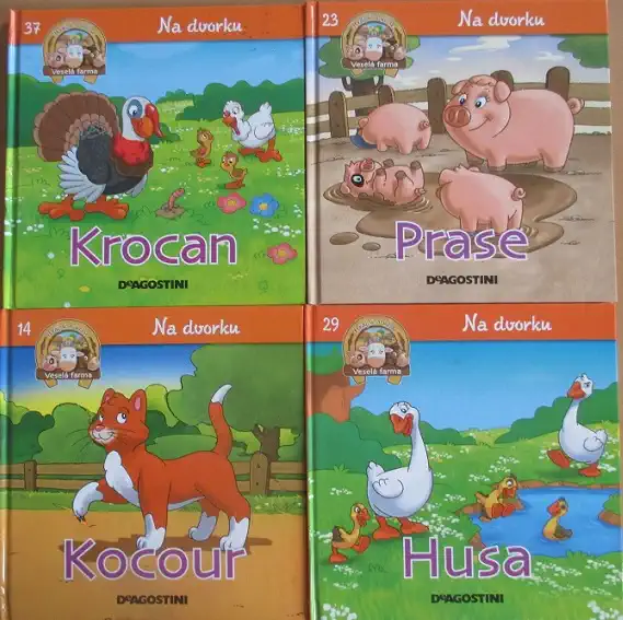 Knižní kolekce pro děti 2 - Na dvorku/bez figurek/