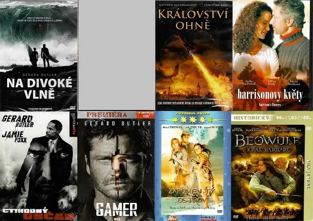 Kolekce Gerard Butler - 7 DVD