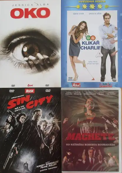 Kolekce Jessica Alba - 4 DVD