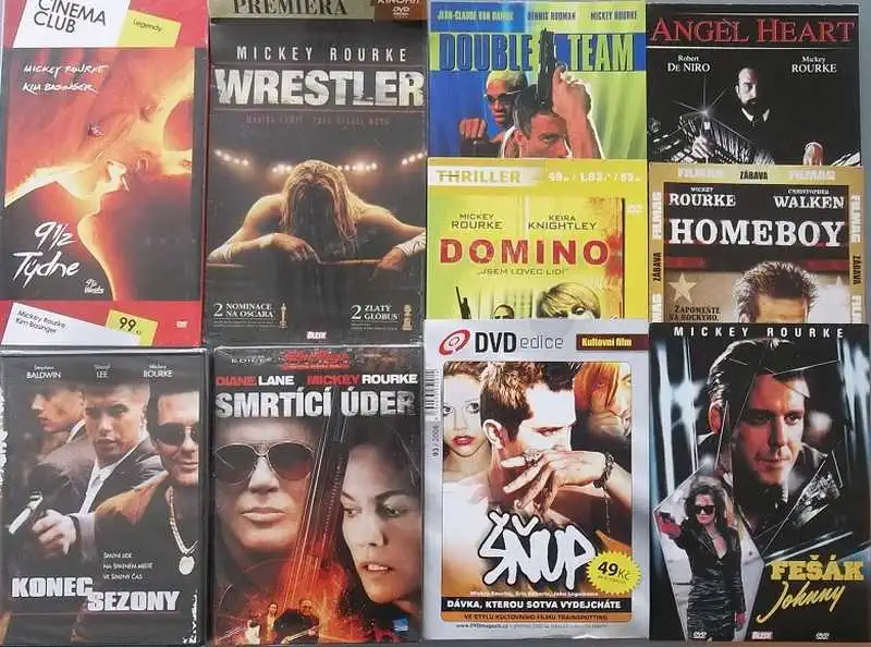 Kolekce Mickey Rourke - 10 DVD