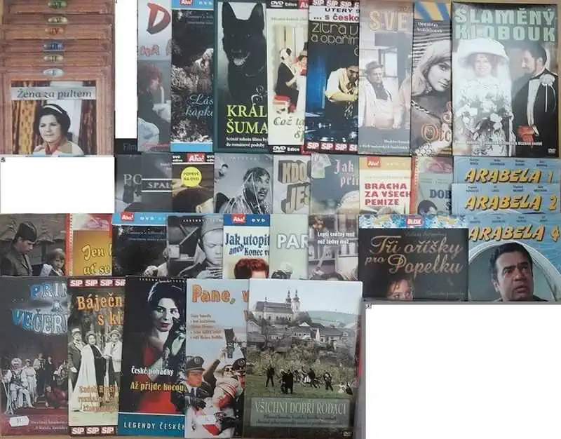 Kolekce Vladimír Menšík - 38 DVD