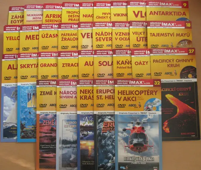 IMAX Cestovní kolekce  - 32 DVD